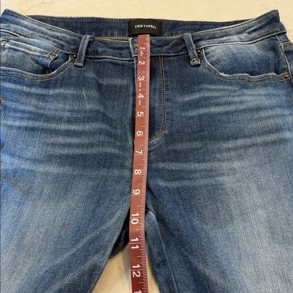 Driftwood Jean Kelly Bootcut Whispering Vines Embroidered Western Size 29 - Picture 8 of 10